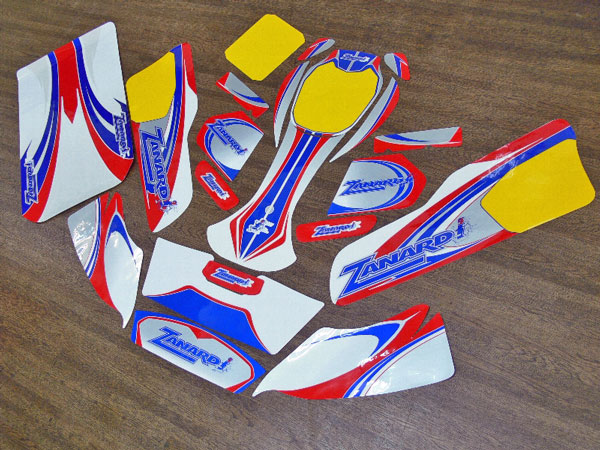EIKO ワークスカウルステッカー ZANARDI用